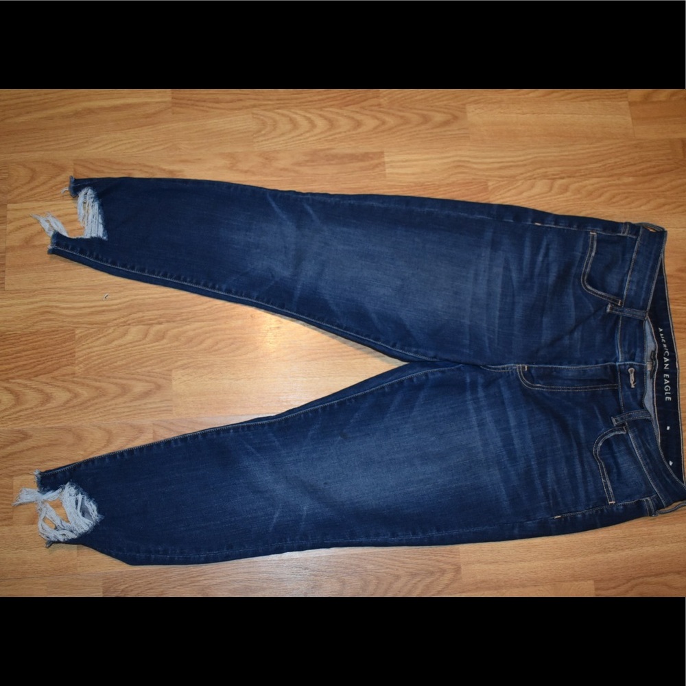 Blue jeans from American eagle.